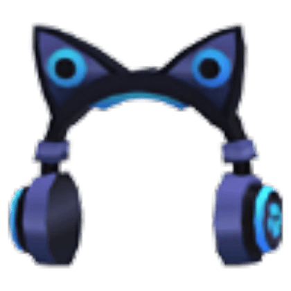 Blue Cat Ear Headphones