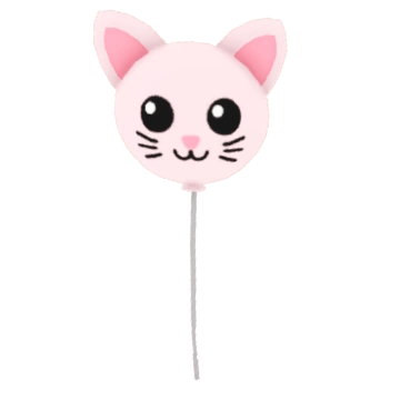 Pink Cat Balloon