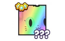 1 Huge Fluffy Cat; Variant: Rainbow