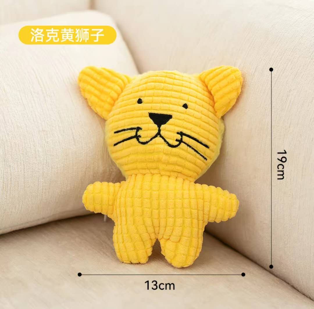 Sensory crinkle pet toys with crinkle ears for interactive play