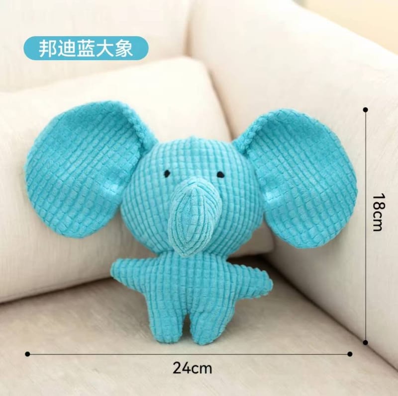 Sensory crinkle pet toys with crinkle ears for interactive play