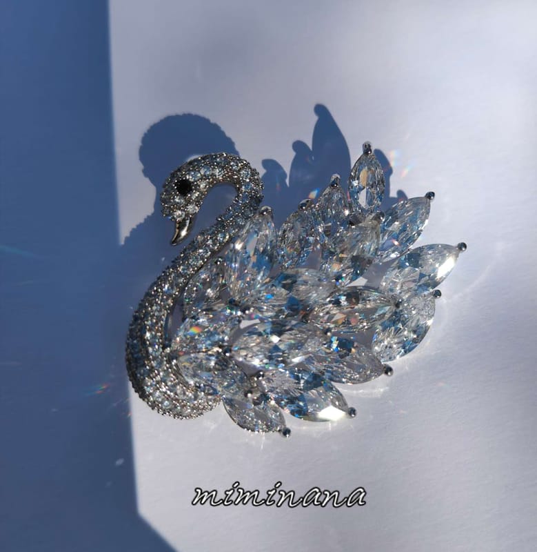 Swan Brooch