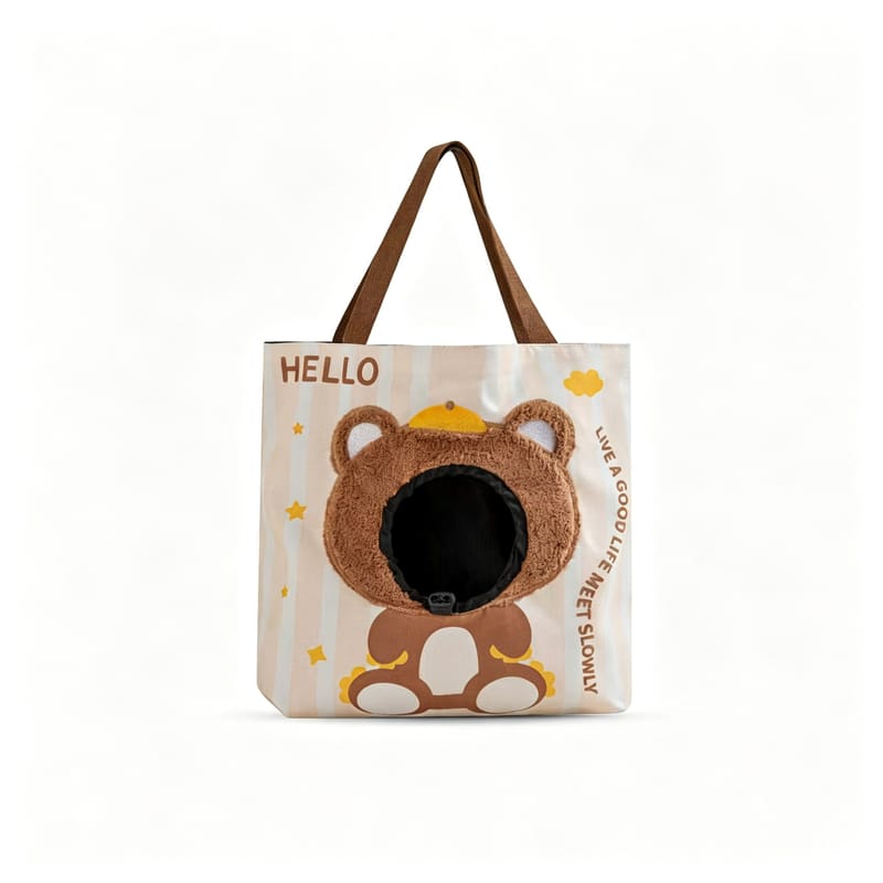 Peekaboo Pet Carrier Series - Canvas Tote Bag