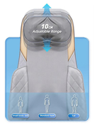 Hot Seller Shiatsu neck and back electric massage chair cushion waist massager car seat massager mattress products full body M058