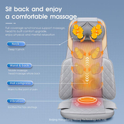 Hot Seller Shiatsu neck and back electric massage chair cushion waist massager car seat massager mattress products full body M058