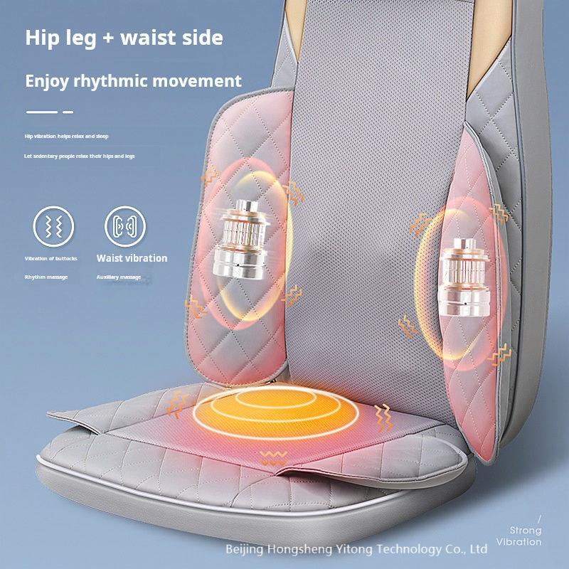 Hot Seller Shiatsu neck and back electric massage chair cushion waist massager car seat massager mattress products full body M058