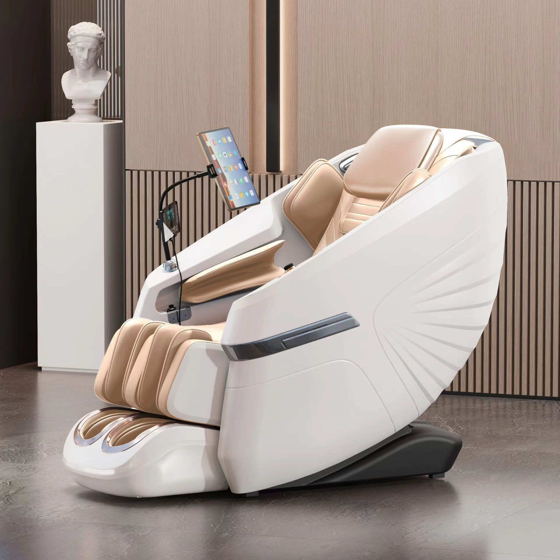 Deluxe multifunction massage chair sleeping sl track massage chair full body zero gravity luxury  M057