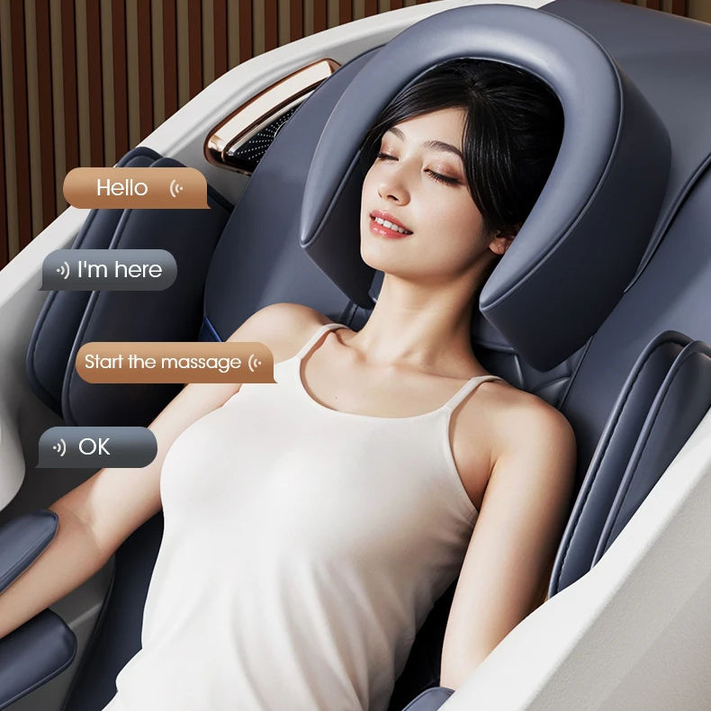 Deluxe multifunction massage chair sleeping sl track massage chair full body zero gravity luxury  M057