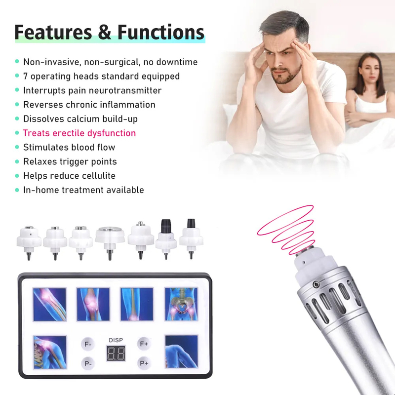 Physiotherapy Erectile Dysfunction Pain Relief Shock Wave Physical Therapy Eswt Ed Shockwave Therapy Machine  LJM024