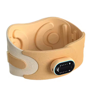 Electric Waist Massage Belt Vibrating Slimming Belt Massage Rejection Fat Support Back Slimming Exercise for Lumbar Fat Burning