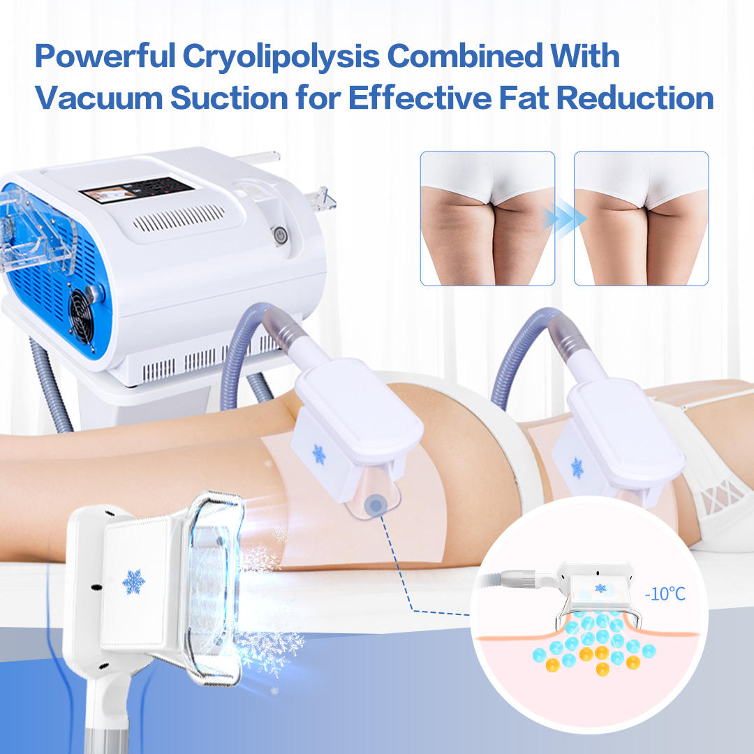  Portable 2in1 Cryo Therapy Machine Slimming Double Chin Removal Cellulite Reduction Body Fat Freezing Technology Offers
