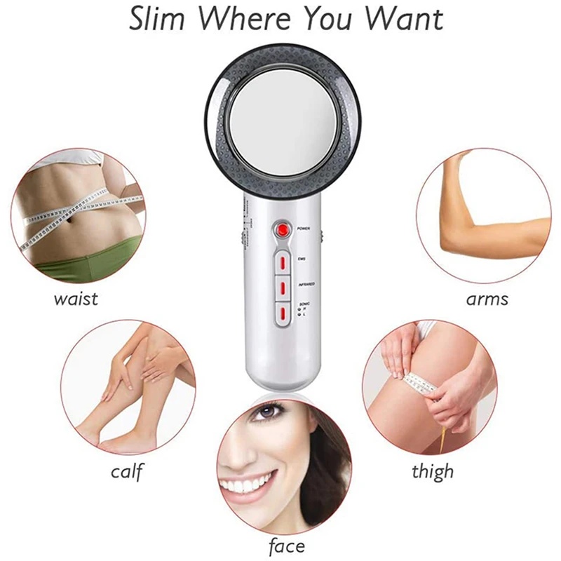 Ultrasonic 3 in 1 Cavitation EMS Slimming Massager Fat Burner Cellulite Skin Care Infrared Fat Removal Therapy Beauty Apparatus