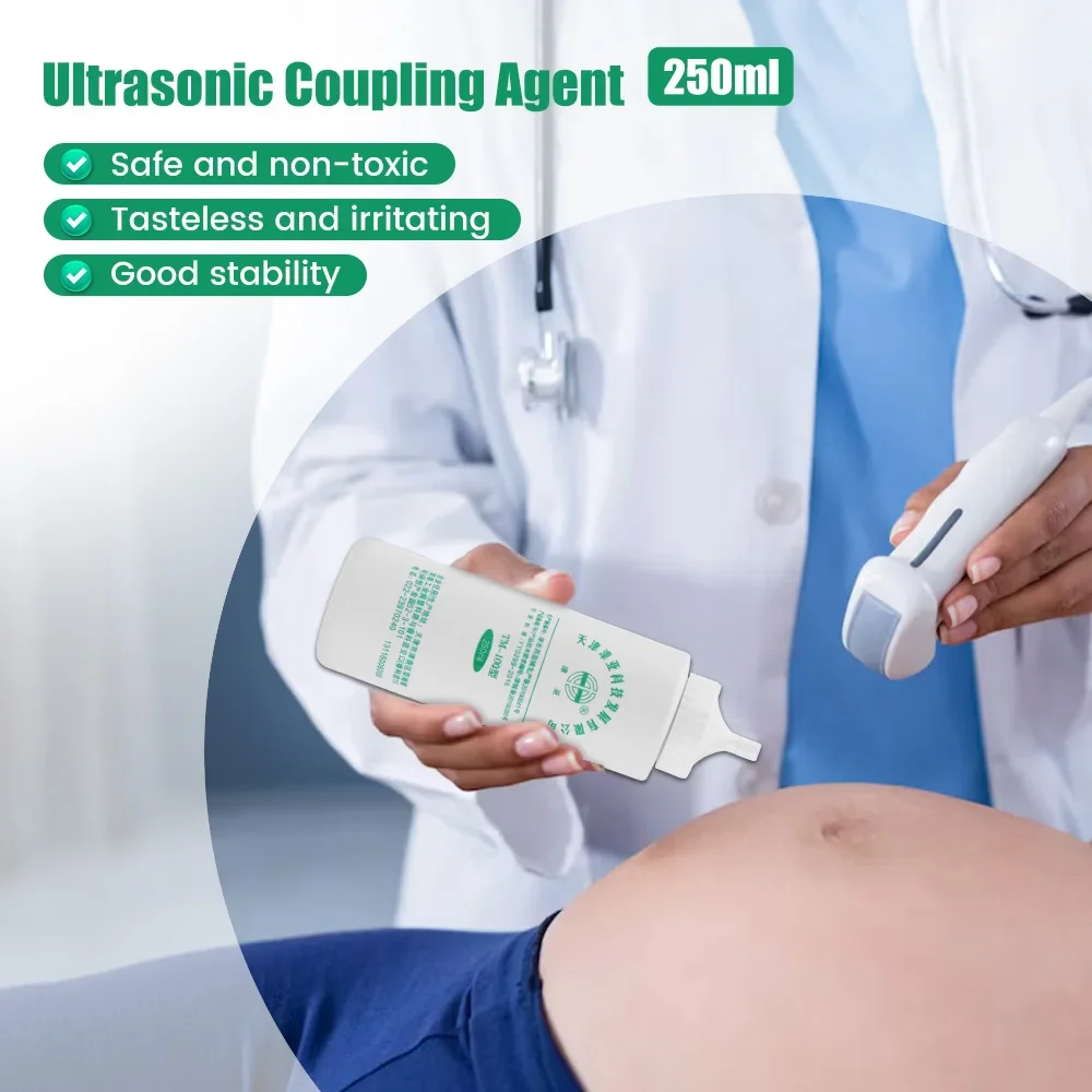  250ML Ultrasonic Transmission Gel Ultrasonic Coupling Conductive Jelly Couplant Ultrasound Cold Gel For Laser Hair Removal Beauty Device