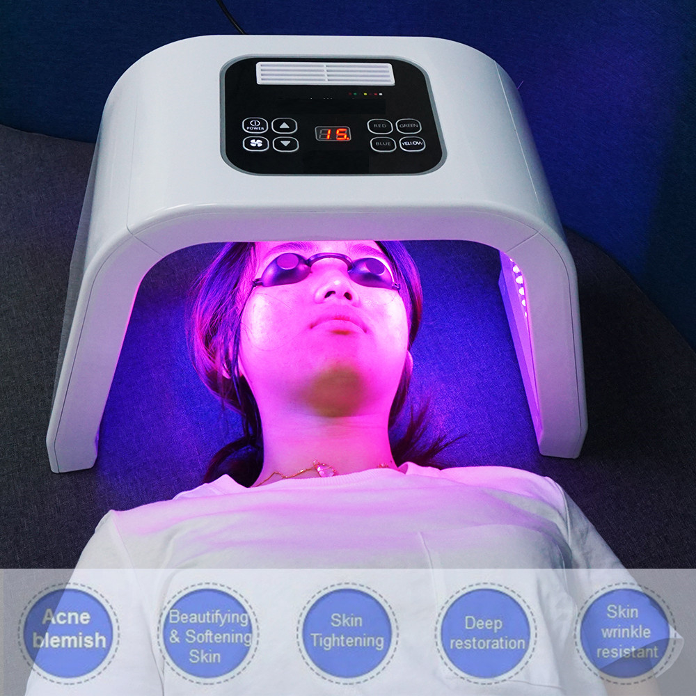 7 Colors CE Led Mask Facial Light Therapy Skin Rejuvenation Device Spa Acne Remover Anti-Wrinkle Beauty Treatment