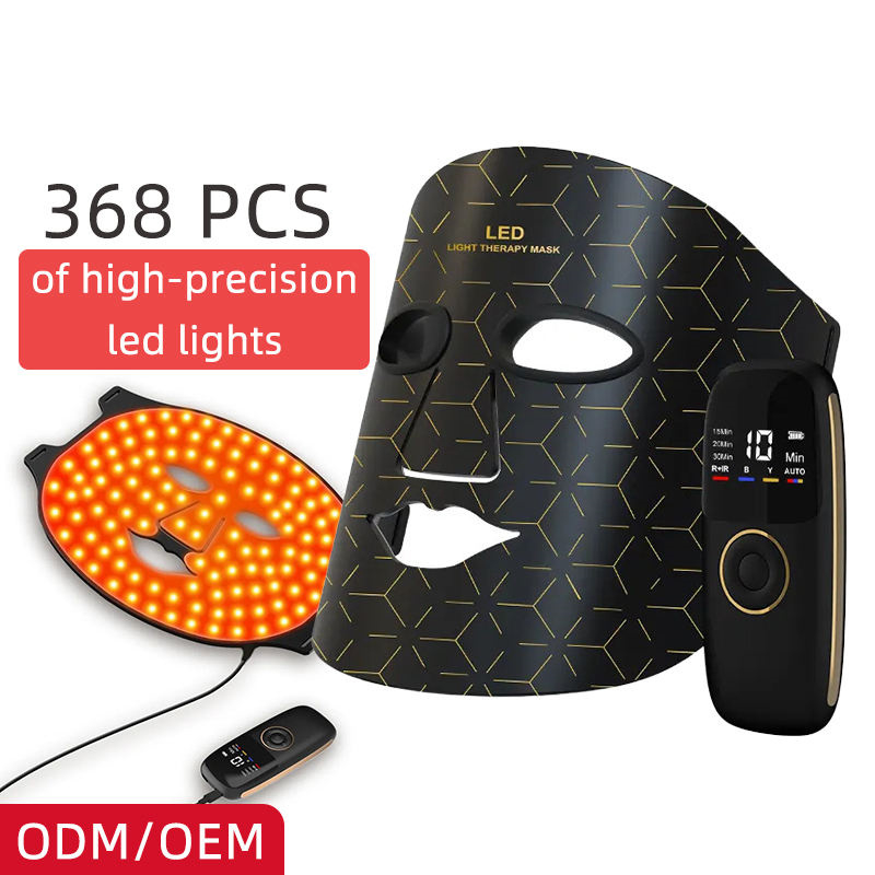 Photon Skin Rejuvenation Beauty Instrument Flexible silicone infrared Mask Skin Care Red Light Therapy Led Face Mask
