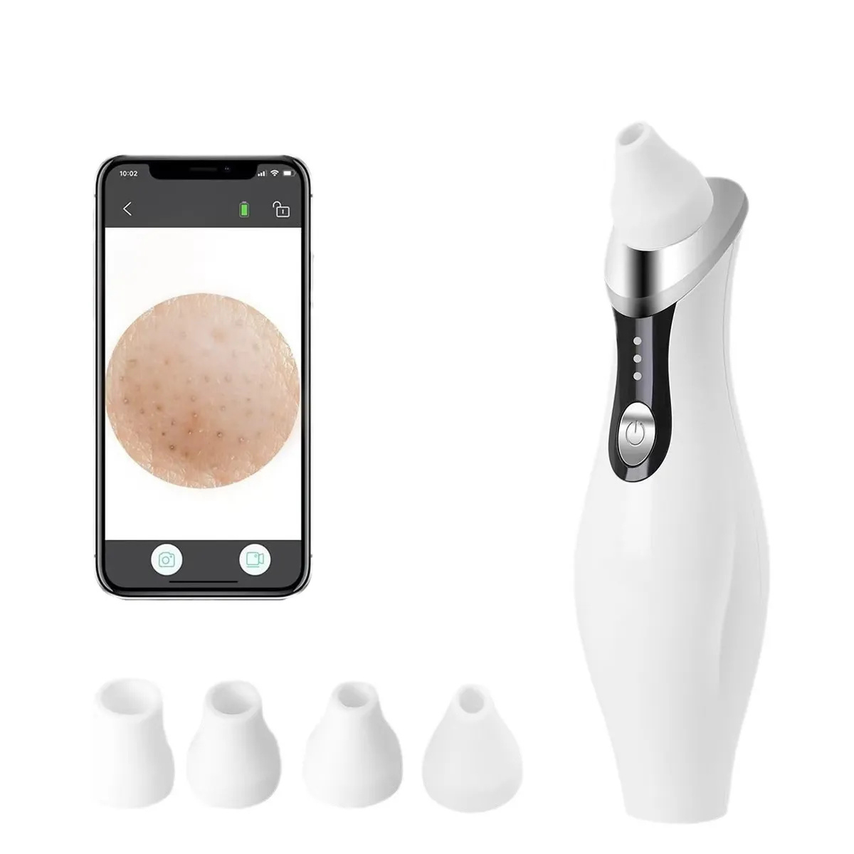 Visual blackhead suction device, household electric cleansing pore cleaner, acne beauty blackhead removal device