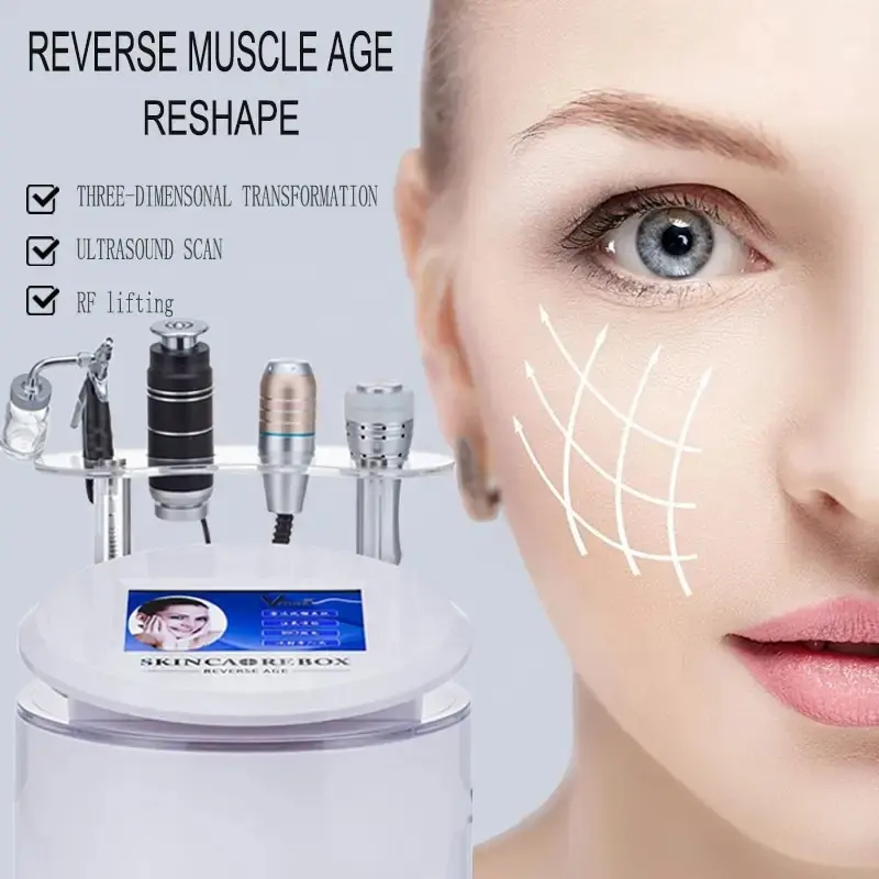 V max High Frequency Ultrasonic Machine Radar Line Engraving Facial Beauty Instrument Face Lifting Skin Rejuvenation Skin Care