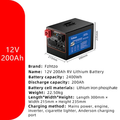 12V200Ah