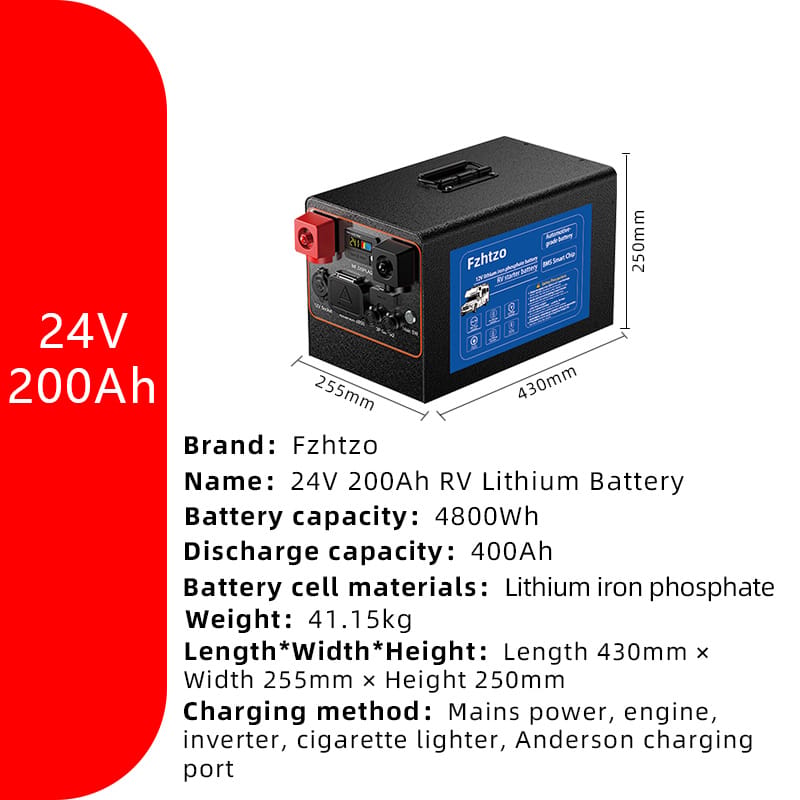 24V200Ah