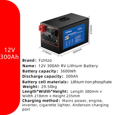 12V300Ah