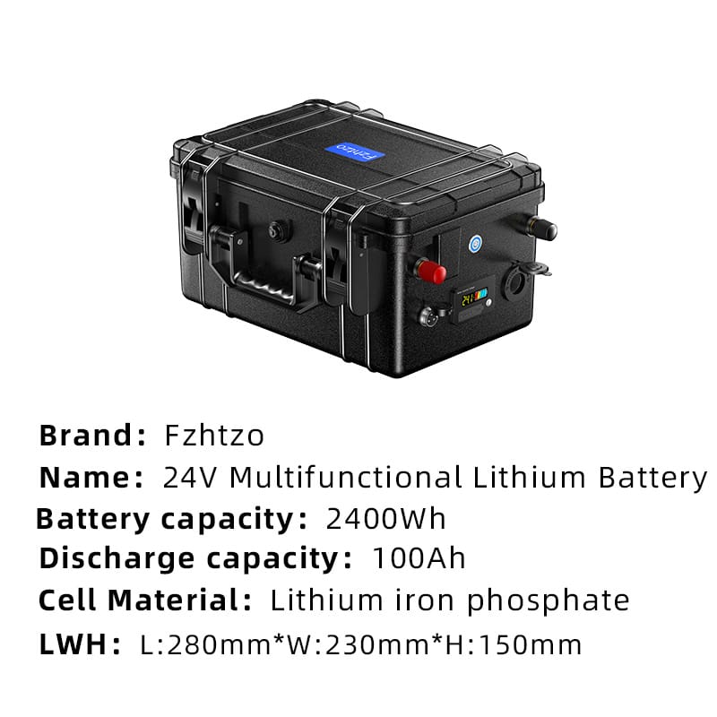 24V100Ah