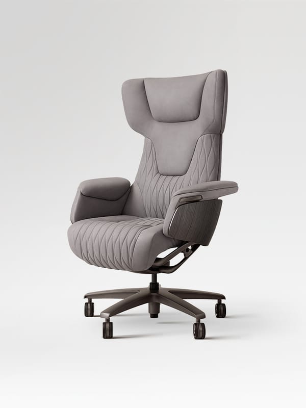 TOMU Y06 Crown Executive Adjustable Height Leather Boss Chair