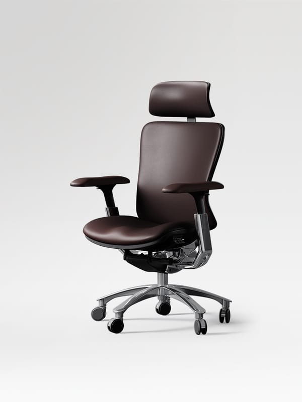 TOMU Y08 James Executive Leather Boss Chair with Adjustable armrest