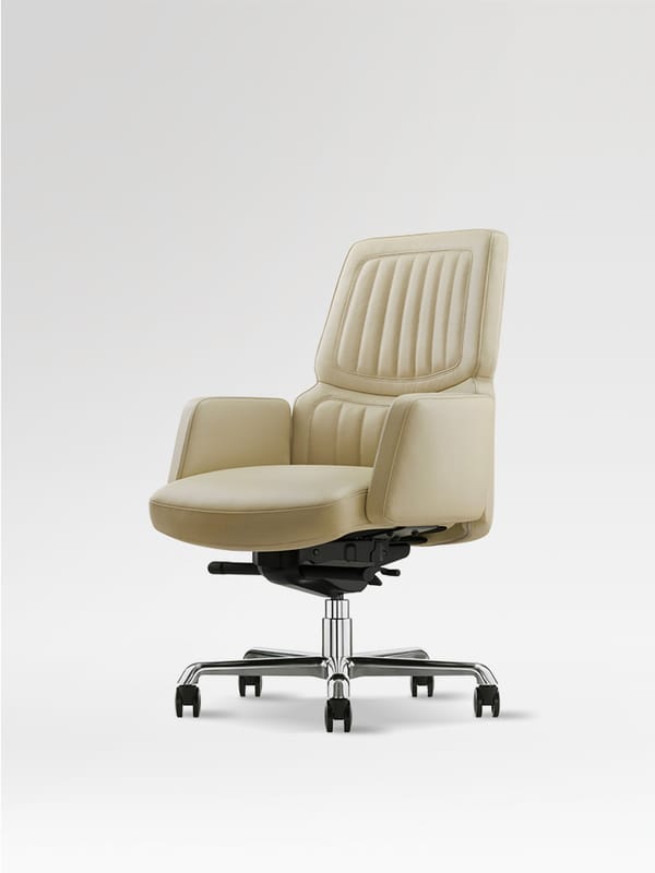 T03 Earl  Chair Genuine Leather Executive Comfy, Luxury Office Chair