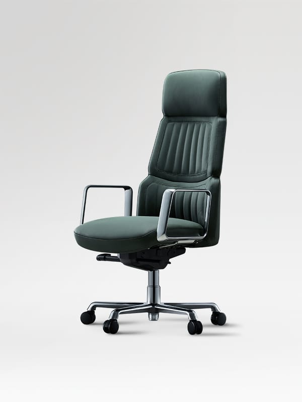 TOMU T02 Earl  High Back Genuine Leather Desk Chair