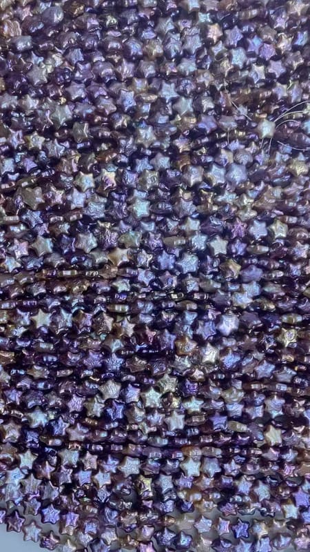 Colorful star pearl string