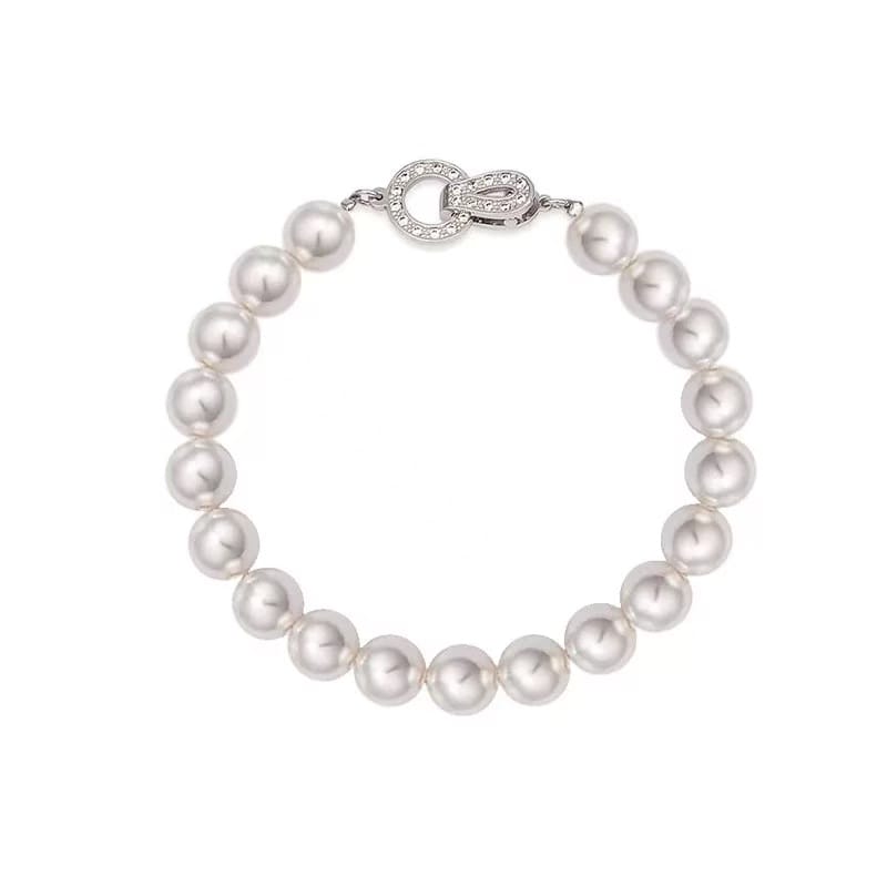 High-grade white pearl bracelet