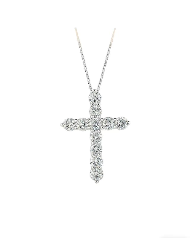 Power of Faith 20 point lab diamond necklace 