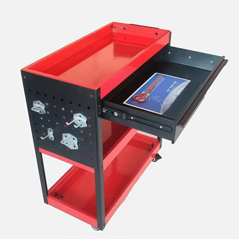 Auto Repair Three-Layer Tool Cart Manufacturer Direct Supply Multi-Functional Hardware Handcart for Beauty Tattoo Tool Cabinets