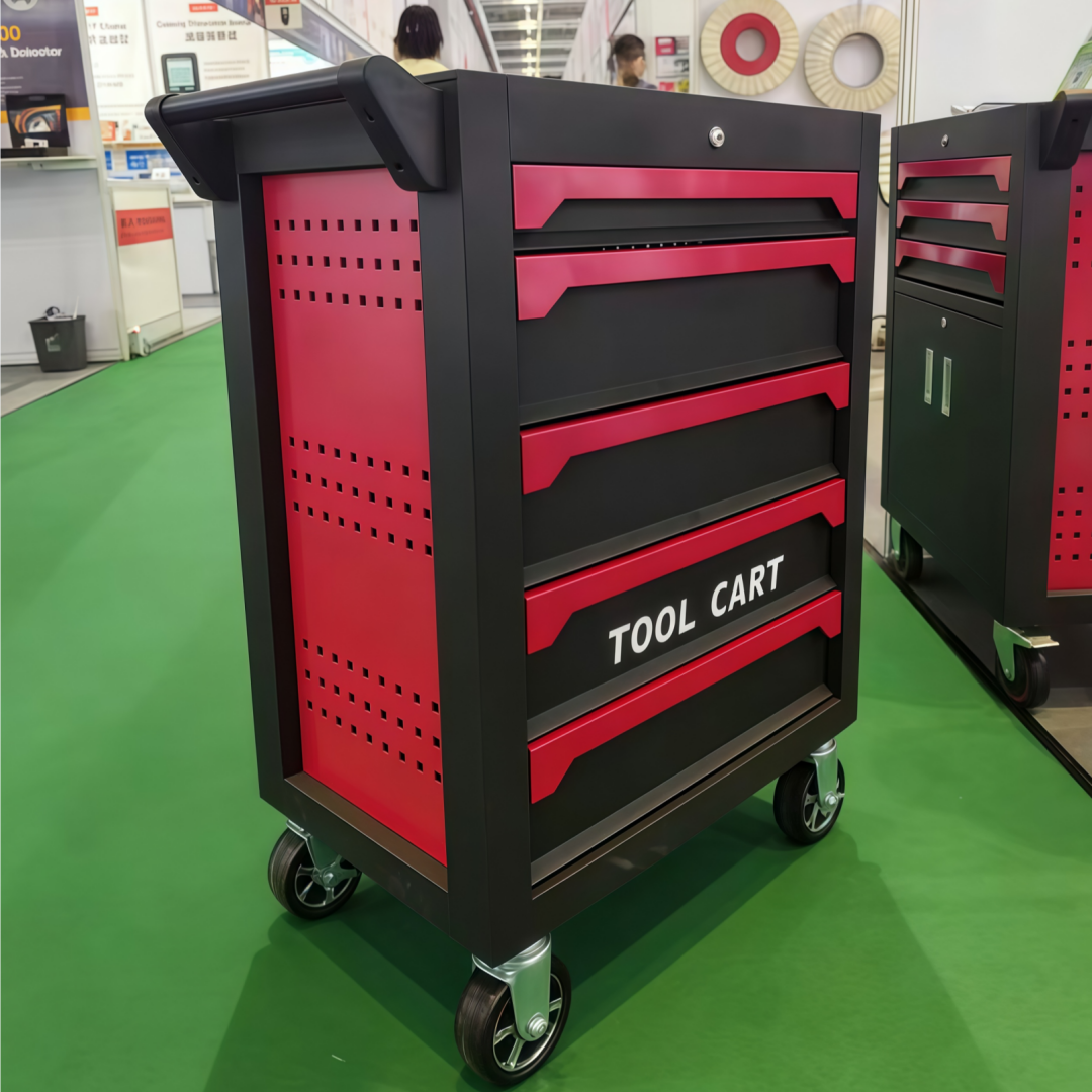 Five Drawers Tool Cart Multi Functional Hardware Toolbox Car Repair ...