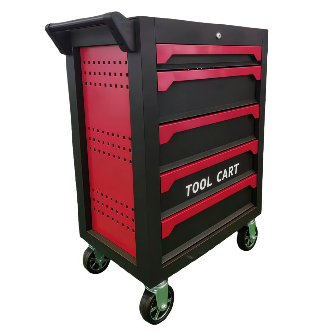 Five Drawers Tool Cart Multi Functional Hardware Toolbox Car Repair ...