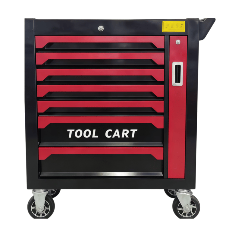 Professional Manufacture Auto Repair Mechanic Steel Tool Cart Workshop Cart Seven-layer Rolling Tool Cart With Drawer