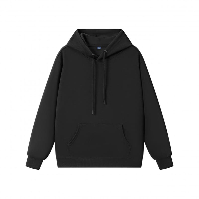 D44# 300g Retro Trendy Cotton Hooded Pullover Sweatshirt