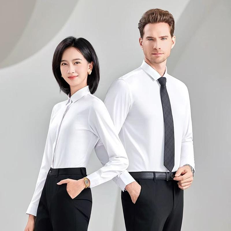 High-elasticity mint fiber shirt
