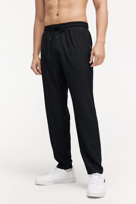 S1359# Solid Color Casual Sports Long Pants Skin-friendly fabric, quick sweat absorption