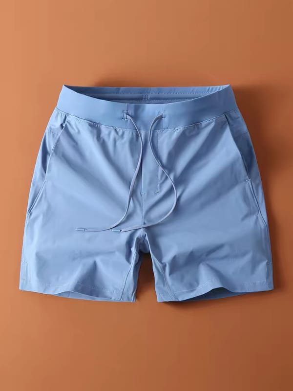 Silk Quick-Drying Slim Stretch Sports And Casual Shorts