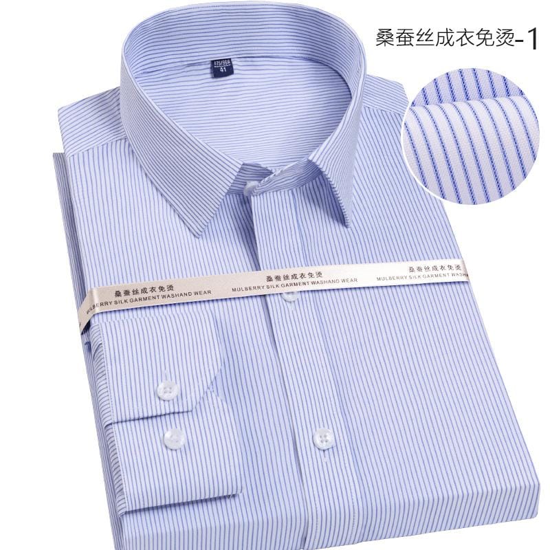 Premium Mulberry Silk Non-Iron Shirt