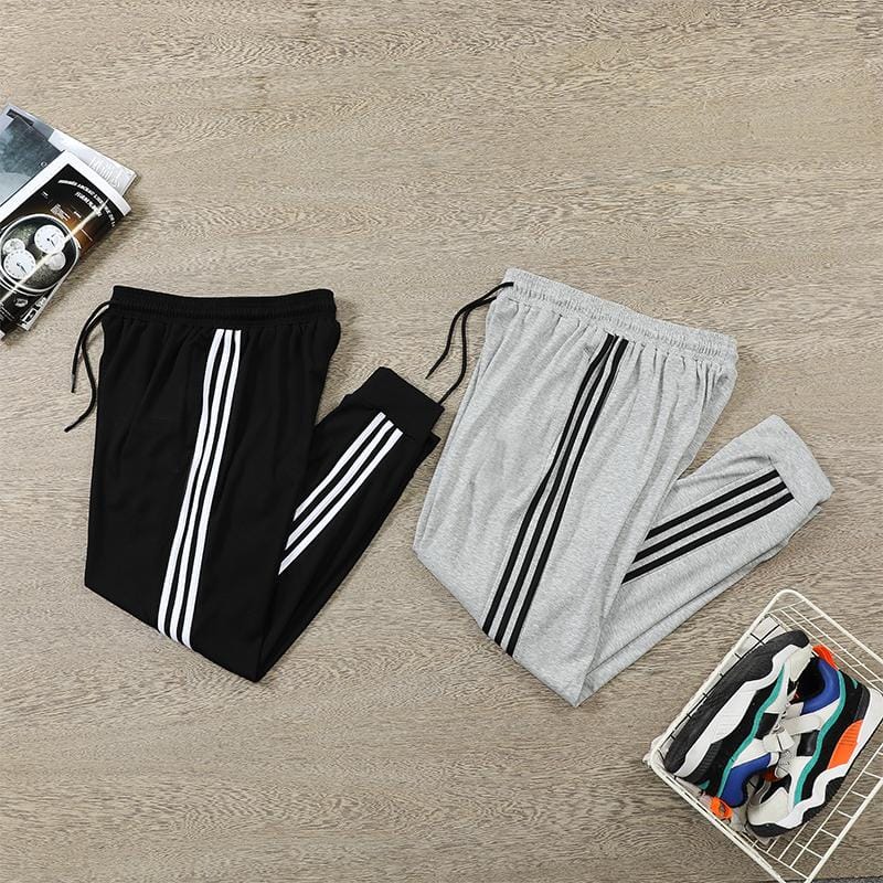 008 Tencel Cotton Rib Stretch Casual Long Pants