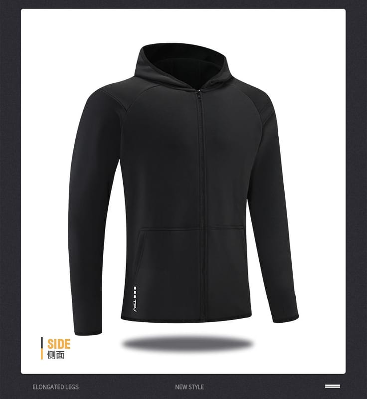 Casual sports fleece jacket