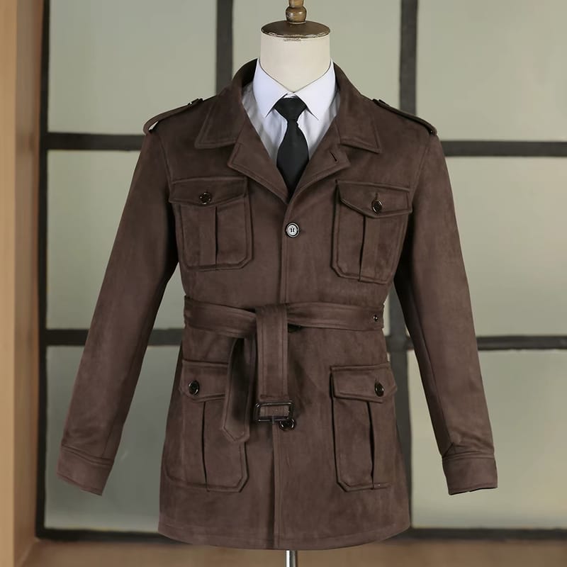 Italian New Autumn Winter Safari Jacket Hunting Vintage Gentleman