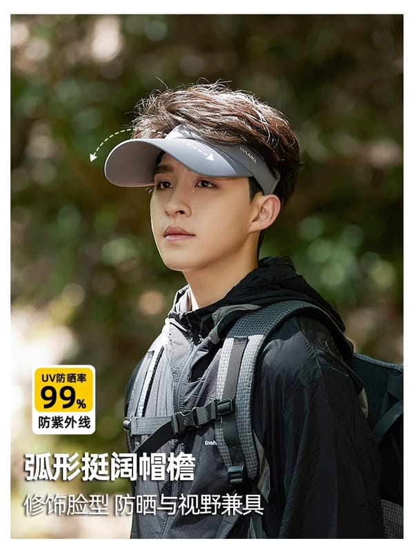 Outdoor Sun-Shield Open-Crown Cap