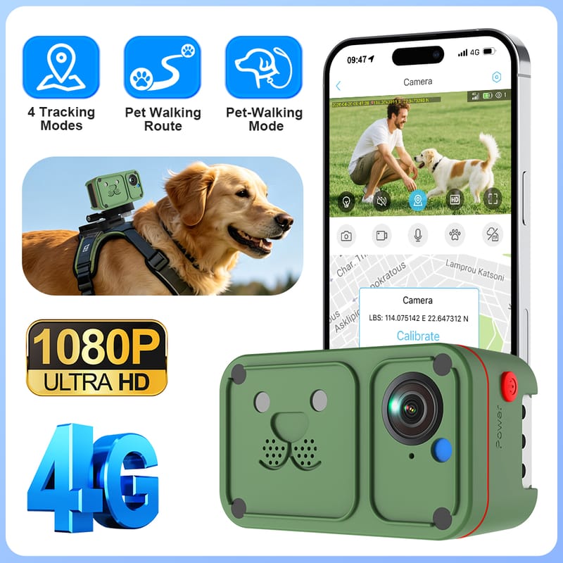 4G Pet Camera with GPS Positioning （RS-C03)