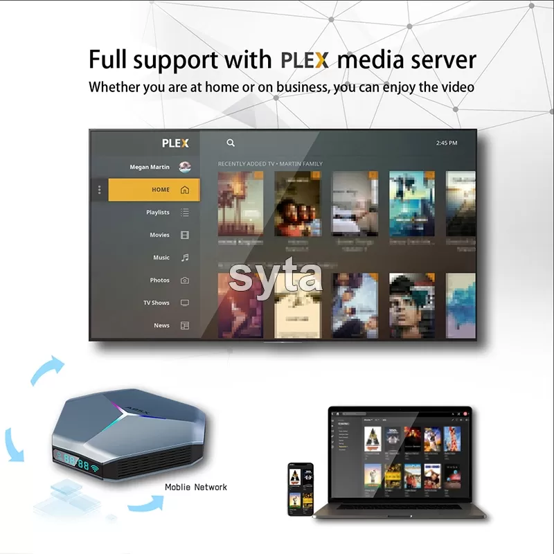 SYTA TV Box Android 10.0 A95X F4 Smart Set Top Box Amlogic S905X4 SYTA TV Box Android 10.0 A95X F4 Smart Set Top Box Amlogic S905X4