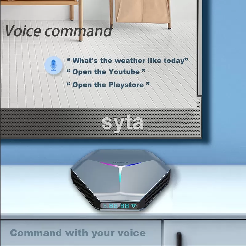 SYTA TV Box Android 10.0 A95X F4 Smart Set Top Box Amlogic S905X4 SYTA TV Box Android 10.0 A95X F4 Smart Set Top Box Amlogic S905X4