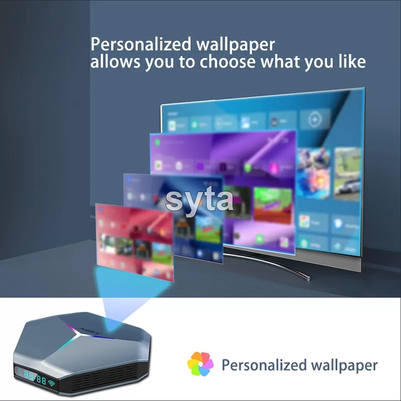 SYTA TV Box Android 10.0 A95X F4 Smart Set Top Box Amlogic S905X4 SYTA TV Box Android 10.0 A95X F4 Smart Set Top Box Amlogic S905X4