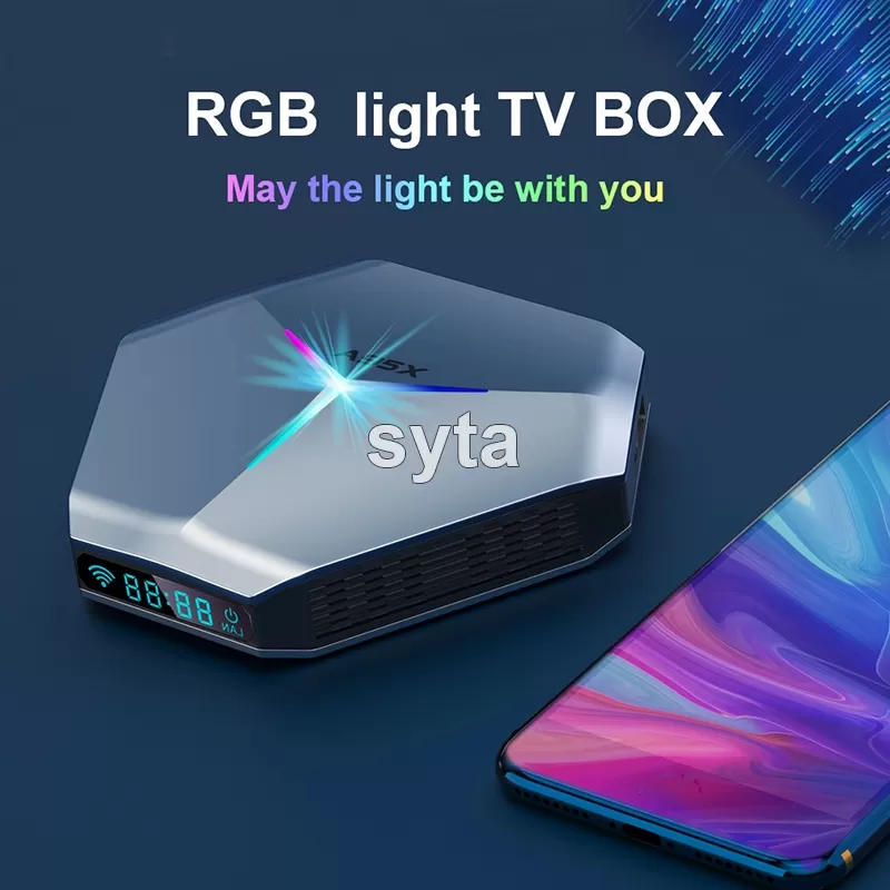 SYTA TV Box Android 10.0 A95X F4 Smart Set Top Box Amlogic S905X4 SYTA TV Box Android 10.0 A95X F4 Smart Set Top Box Amlogic S905X4